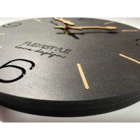 Nástenné hodiny Branch Flexistyle z210c, 30cm čierna